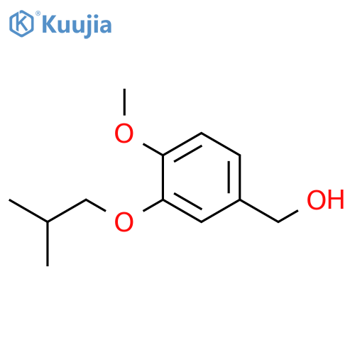 [4-methoxy-3-(2-methylpropoxy)phenyl]methanol structure