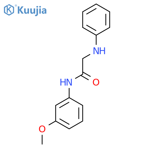 N-(3-Methoxyphenyl)-2-(phenylamino)acetamide structure