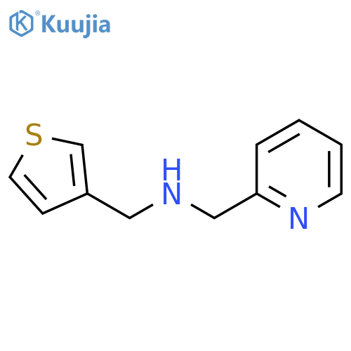 [(Pyridin-2-yl)methyl][(thiophen-3-yl)methyl]amine structure