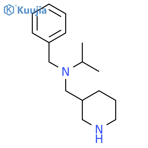Benzyl-isopropyl-piperidin-3-ylmethyl-amine structure