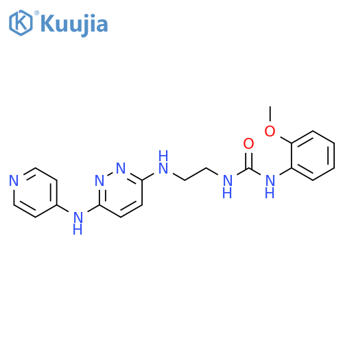 1-(2-methoxyphenyl)-3-[2-({6-[(pyridin-4-yl)amino]pyridazin-3-yl}amino)ethyl]urea structure