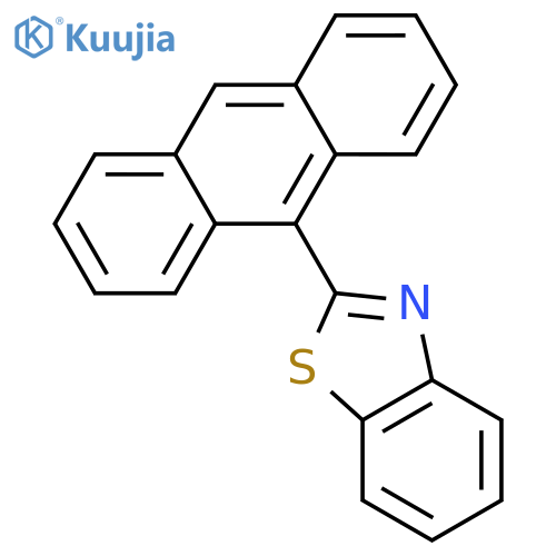 Benzothiazole,2-(9-anthracenyl)- structure