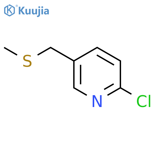 2-Chloro-5-(methylthio)methylpyridine structure