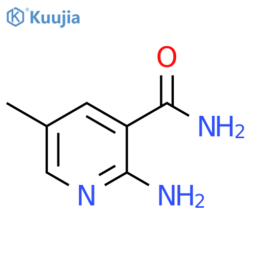 2-amino-5-methyl-3-Pyridinecarboxamide structure
