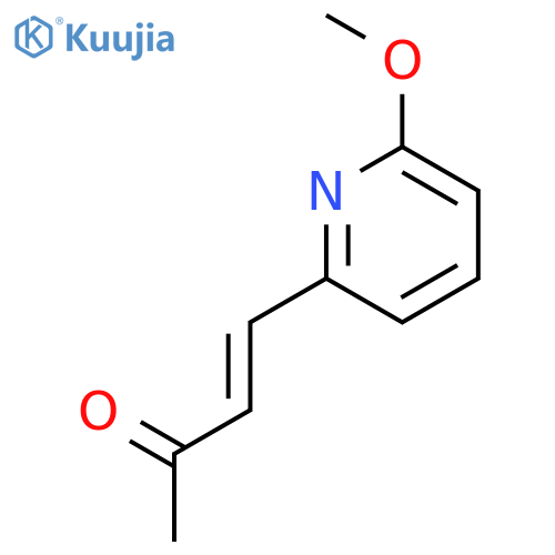 4-(6-methoxypyridin-2-yl)but-3-en-2-one structure