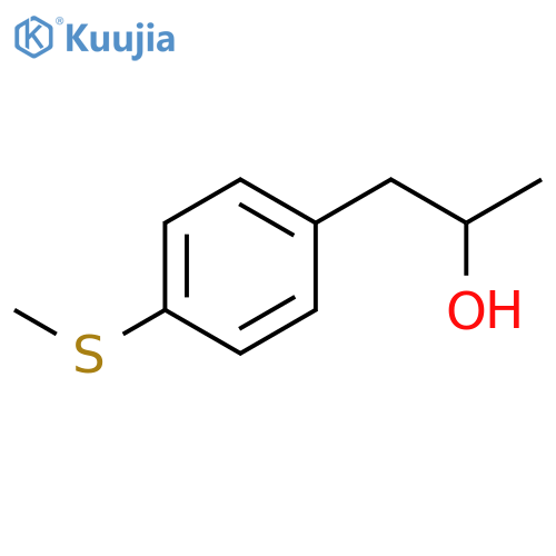 1-4-(methylsulfanyl)phenylpropan-2-ol structure