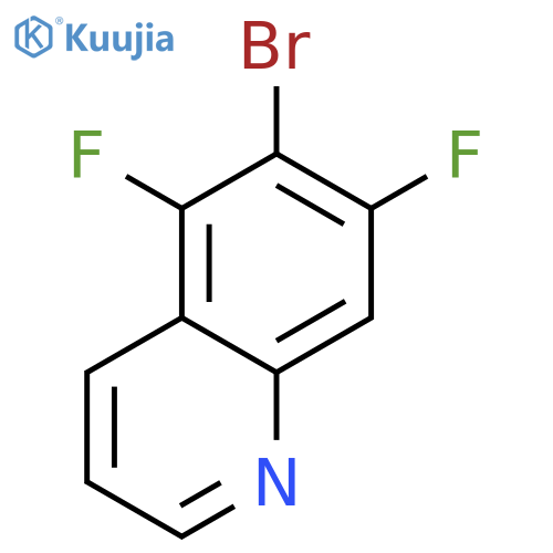 6-Bromo-5,7-difluoroquinoline structure