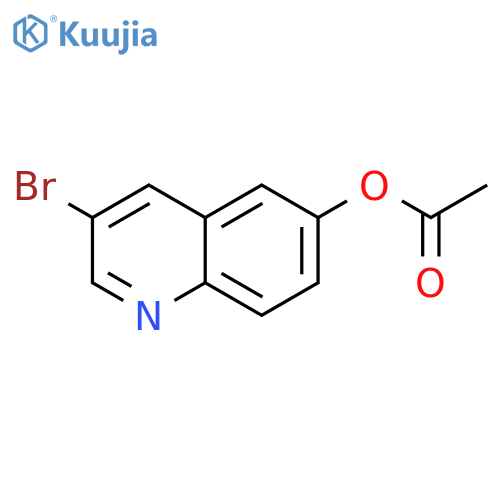 3-Bromoquinolin-6-yl acetate structure