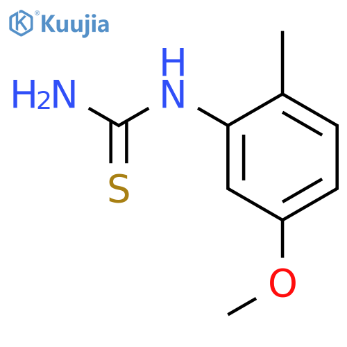 (5-methoxy-2-methylphenyl)thiourea structure