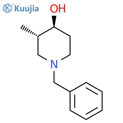 trans-1-Benzyl-3-methyl-piperidin-4-ol structure
