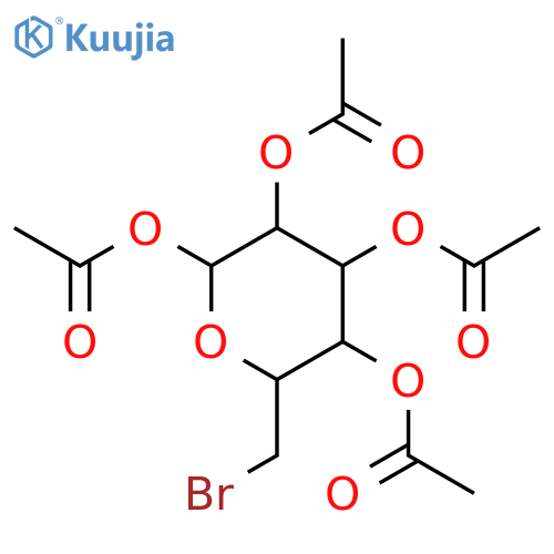 6-Bromo-6-deoxy-β-D-glucose Tetraacetate structure