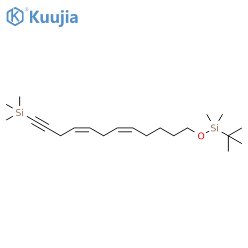 Silane, [12-[[(1,1-dimethylethyl)dimethylsilyl]oxy]-4,7-dodecadien-1-ynyl]trimethyl-, (Z,Z)- (9CI) structure
