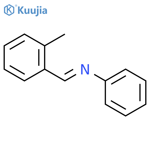 Benzenamine, N-[(2-methylphenyl)methylene]- structure