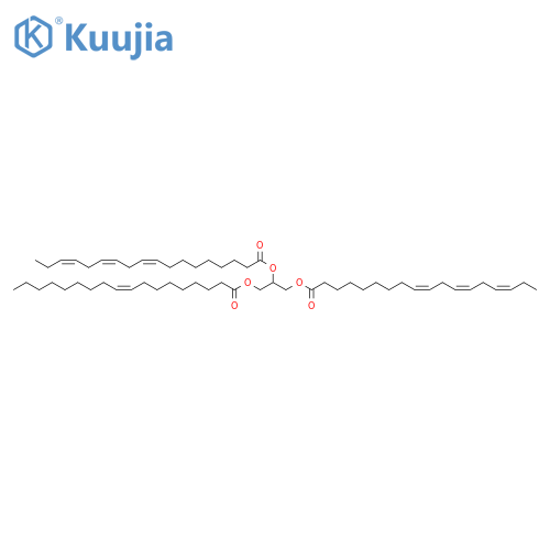 9,12,15-Octadecatrienoic acid,1-[[[(9Z)-1-oxo-9-octadecenyl]oxy]methyl]-1,2-ethanediyl ester,(9Z,9'Z,12Z,12'Z,15Z,15'Z)- structure