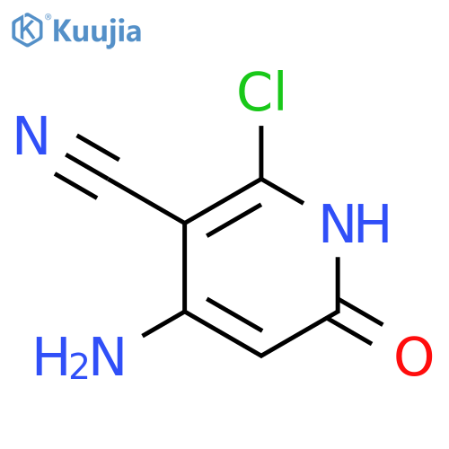 4-amino-2-chloro-6-oxo-1,6-dihydropyridine-3-carbonitrile structure