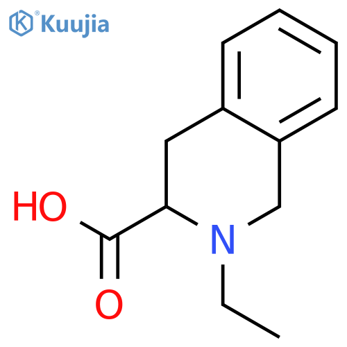 2-Ethyl-1,2,3,4-tetrahydroisoquinoline-3-carboxylic acid structure
