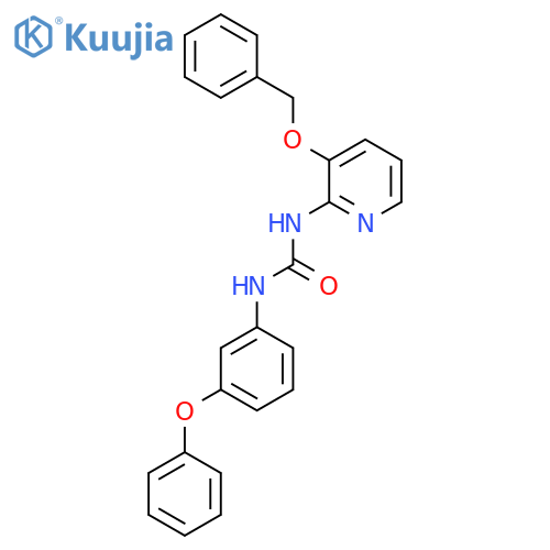 1-(3-Phenoxyphenyl)-3-(3-phenylmethoxypyridin-2-yl)urea structure