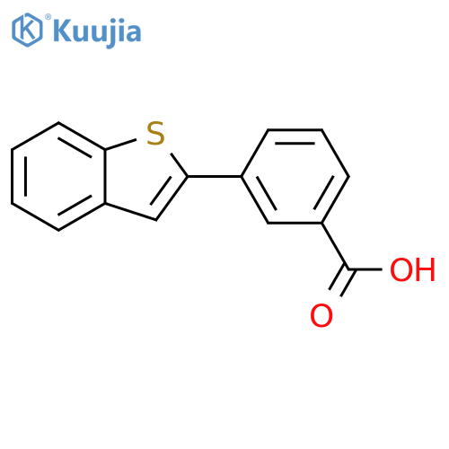 Benzoic acid, 3-benzo[b]thien-2-yl- structure