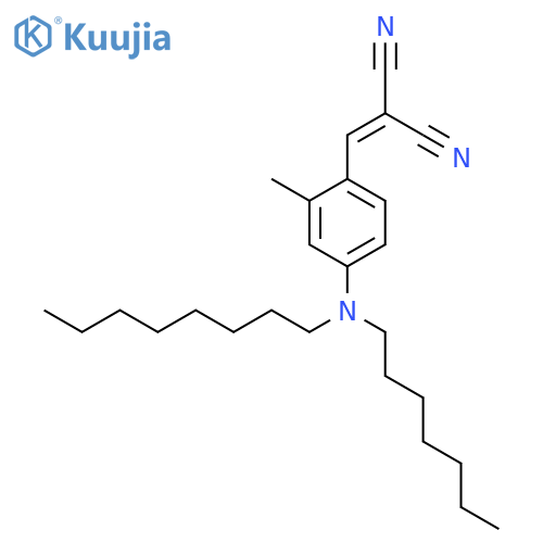 Propanedinitrile, [[4-(heptyloctylamino)-2-methylphenyl]methylene]- structure