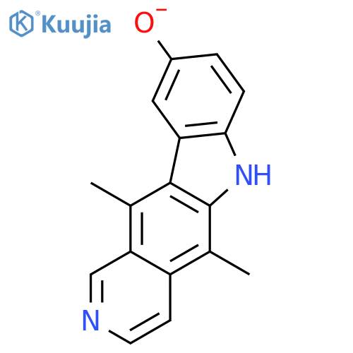 6H-Pyrido[4,3-b]carbazol-9-ol,5,11-dimethyl-, ion(1-) structure