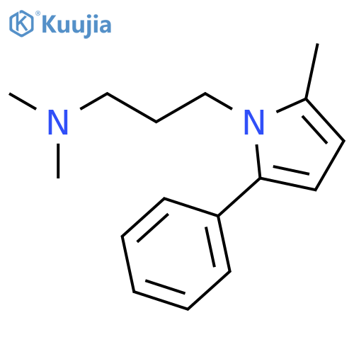 1H-Pyrrole-1-propanamine,N,N,2-trimethyl-5-phenyl- structure