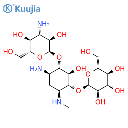 D-Streptamine,O-3-amino-3-deoxy-a-D-glucopyranosyl-(1&reg;6)-O-[a-D-glucopyranosyl-(1&reg;4)]-2-deoxy-N3-methyl- (9CI) structure