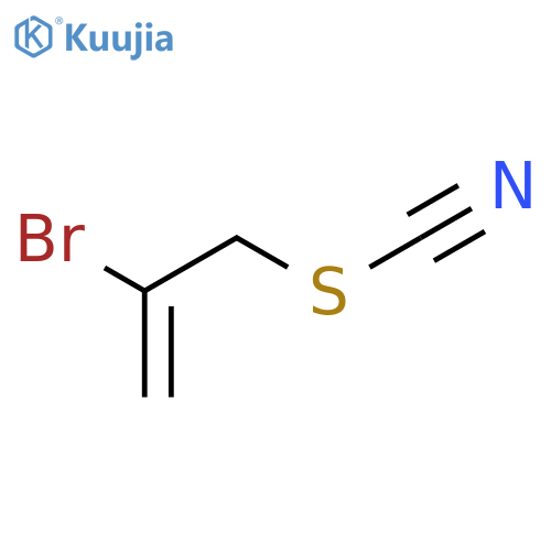 Thiocyanic acid,2-bromo-2-propen-1-yl ester structure