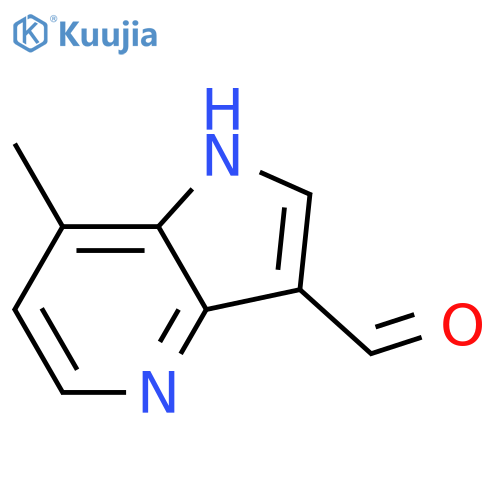 7-methyl-1H-pyrrolo3,2-bpyridine-3-carbaldehyde structure
