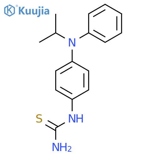 Amino((4-((isopropyl)phenylamino)phenyl)amino)methane-1-thione structure