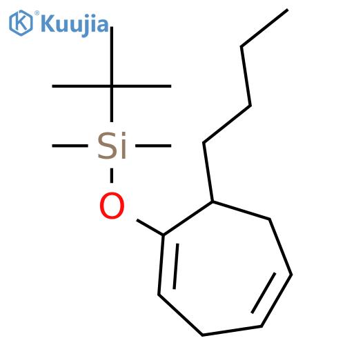 Silane, [(7-butyl-1,4-cycloheptadien-1-yl)oxy](1,1-dimethylethyl)dimethyl- structure