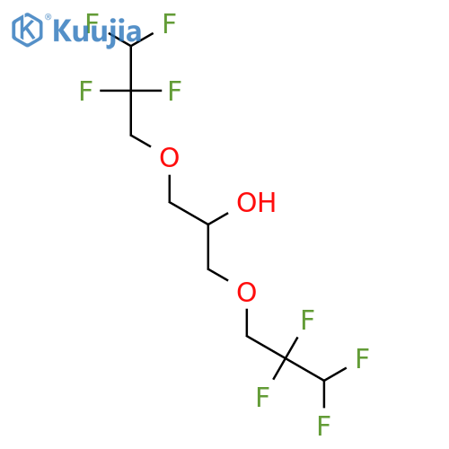 1,3-Bis(1H,1H,3H-tetrafluoropropoxy)-propan-2-ol structure