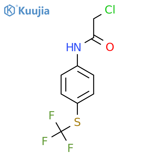 2-Chloro-N-(4-(trifluoromethylthio)phenyl)ethanamide structure