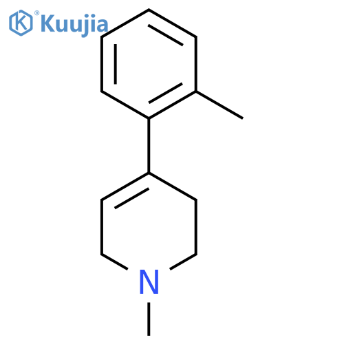 1-Methyl-4-(2’-methylphenyl)-1,2,3,6-tetrahydropyridine structure