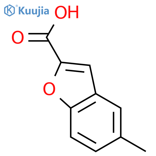 5-methyl-1-benzofuran-2-carboxylic acid structure