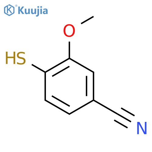 4-Mercapto-3-methoxybenzonitrile structure