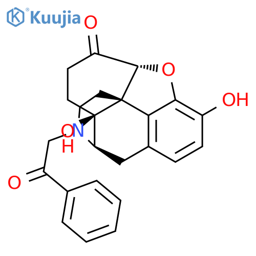 Morphinan-6-one,4,5-epoxy-3,14-dihydroxy-17-(2-oxo-2-phenylethyl)-, (5a)- (9CI) structure