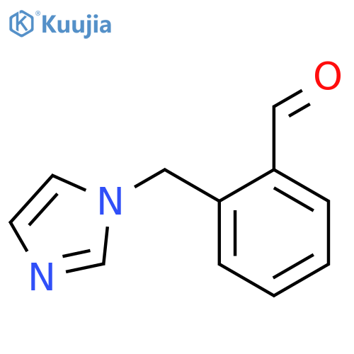 Benzaldehyde, 2-(1H-imidazol-1-ylmethyl)- structure