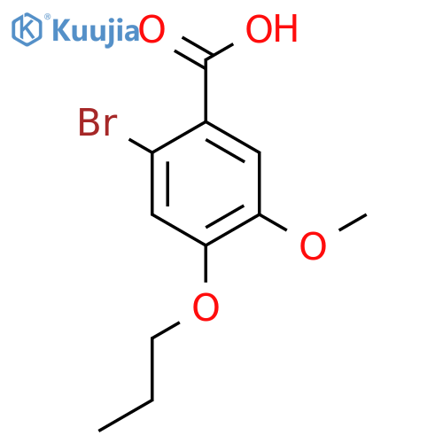 2-Bromo-5-methoxy-4-propoxybenzoic acid structure