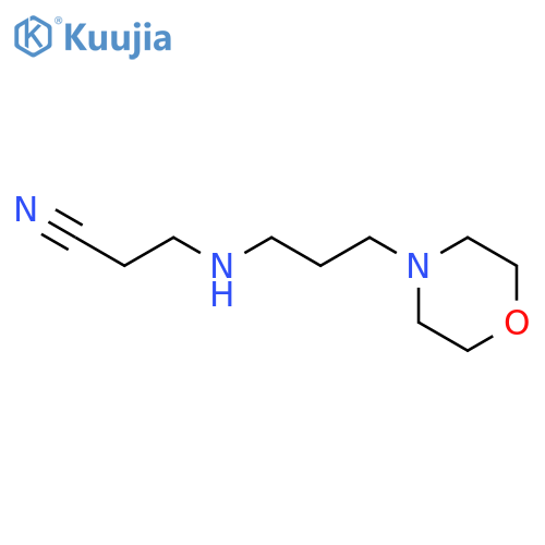 3-(3-Morpholinopropylamino)propanenitrile structure
