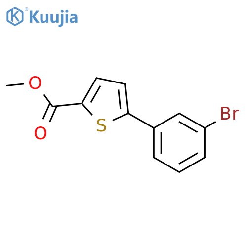 5-(3-Bromophenyl)-2-thiophenecarboxylic Acid Methyl Ester structure