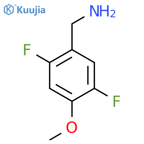 (2,5-Difluoro-4-methoxyphenyl)methanamine structure