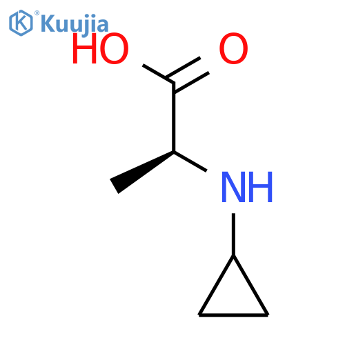 2-(cyclopropylamino)propanoic acid structure