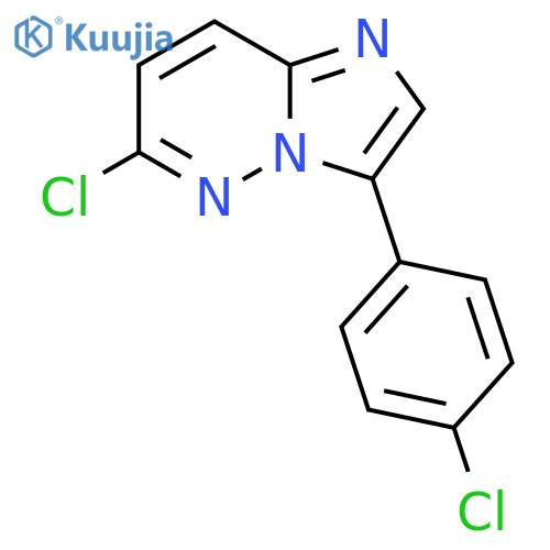 6-Chloro-3-(4-chlorophenyl)imidazo[1,2-b]pyridazine structure