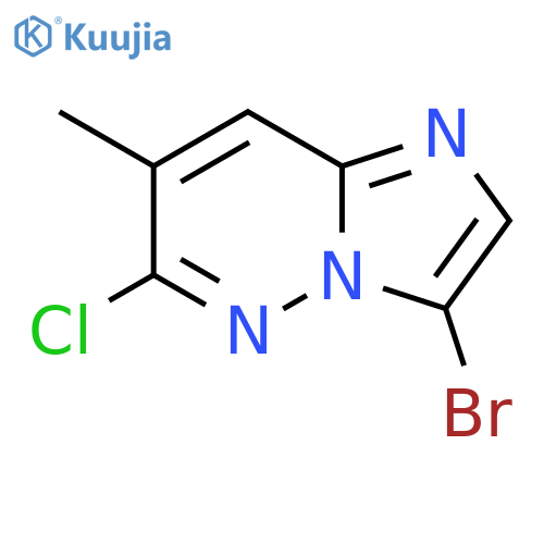 3-bromo-6-chloro-7-methylimidazo[1,2-b]pyridazine structure