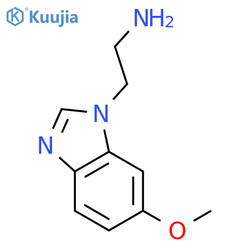 1H-Benzimidazole-1-ethanamine,6-methoxy- structure