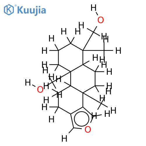 19,20-dihydroxyspongia-13(16),14-diene structure