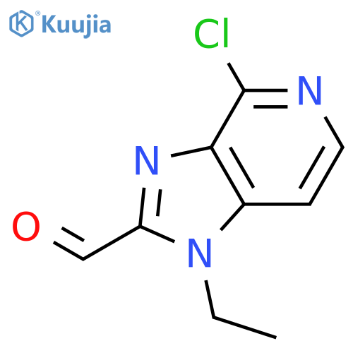 4-chloro-1-ethyl-1H-Imidazo[4,5-c]pyridine-2-carboxaldehyde structure