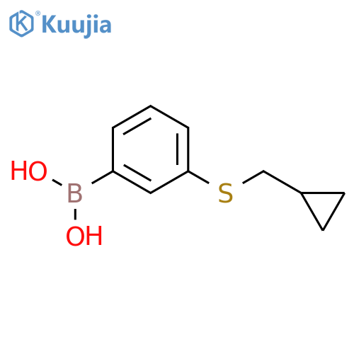 3-(Cyclopropylmethyl)thiophenylboronic acid structure