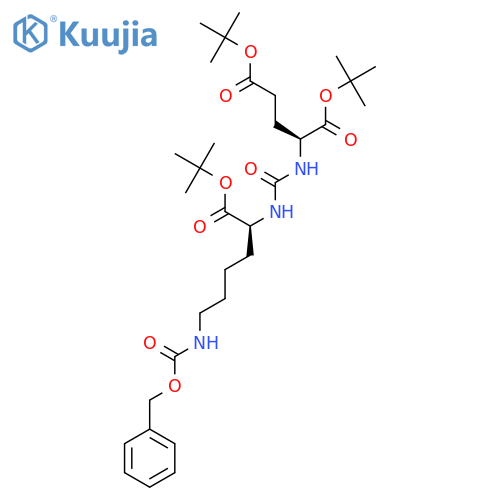 (9S,13S)-Tri-tert-butyl 3,11-dioxo-1-phenyl-2-oxa-4,10,12-triazapentadecane-9,13,15-tricarboxylate structure