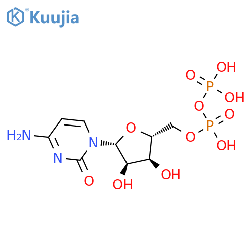 CYTIDINE 5'-DIPHOSPHATE, PERIODATEOXIDIZ ED SODIUM structure